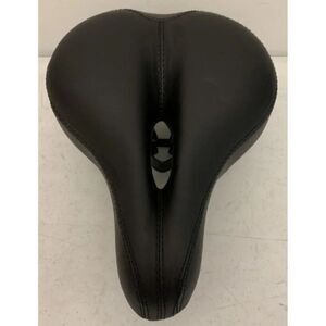 TONBUX Bicycle Comfort Artificial Leather Bike Seat Gel 10.6" x 8.25" Black SU98